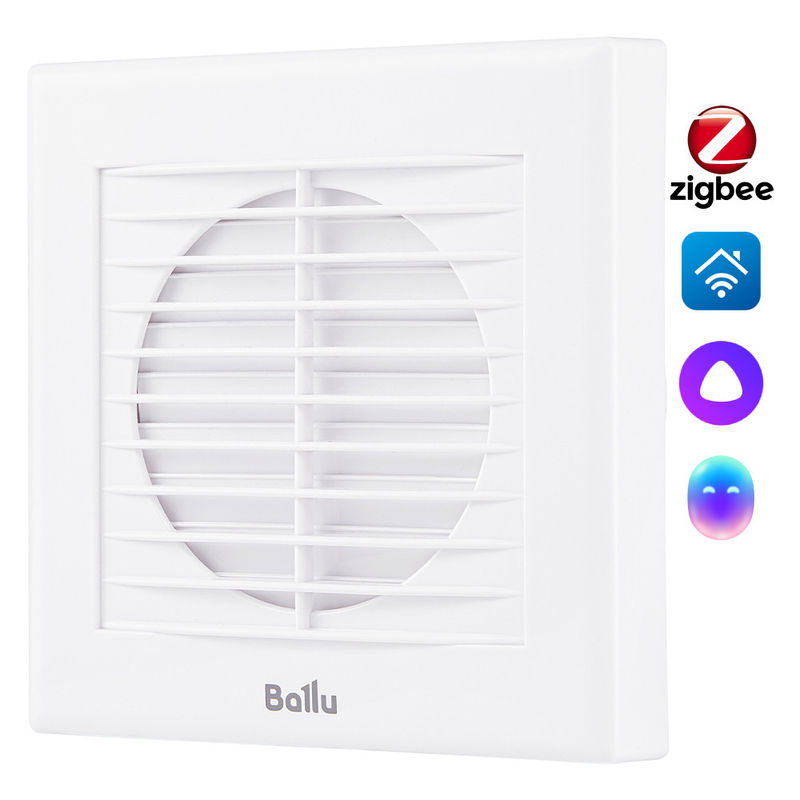 Вентилятор вытяжной Ballu BAF-EX 120 G с грав. жалюзи