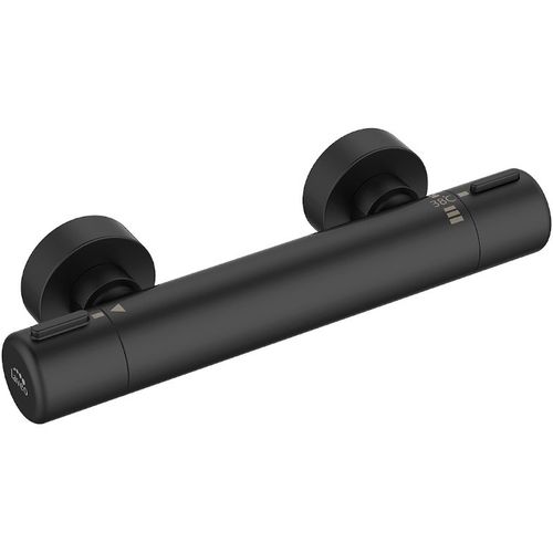 Смеситель для душа Laveo Pretto BAO_74TD с термостатом черный