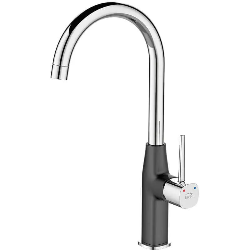 Смеситель для кухонной мойки Laveo Pola BAP_768D черный