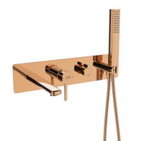 Душевой гарнитур скрытого монтажа Laveo Pola BAP_811P розовое золото — 1