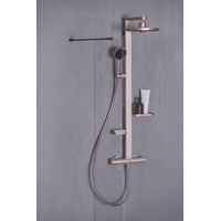 Душевая система Ideal Standard Alu+ розовое золото с термостатом — 8