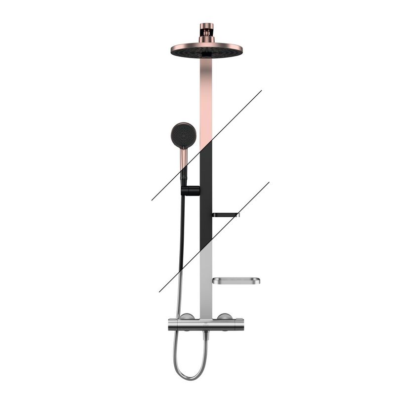 Душевая система Ideal Standard Alu+ хром с термостатом