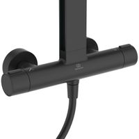 Душевая система Ideal Standard Alu+ черный матовый с термостатом — 2