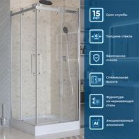 Душевой уголок BelBagno MARINO-2-A-2-90-C-CR — 2