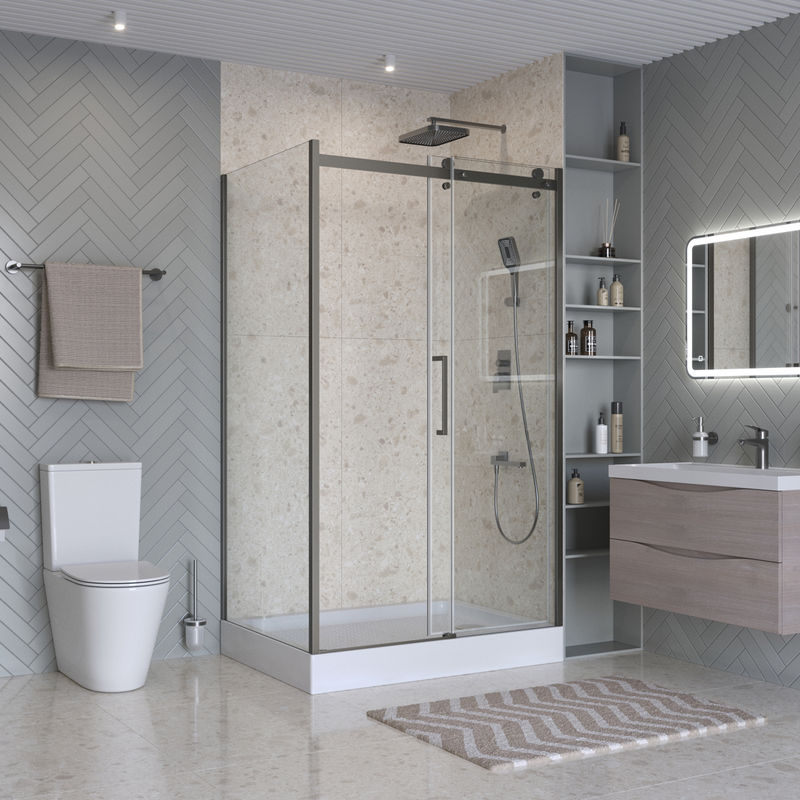 Душевой уголок BelBagno MARINO-2-AH-1-120/100-C-GM