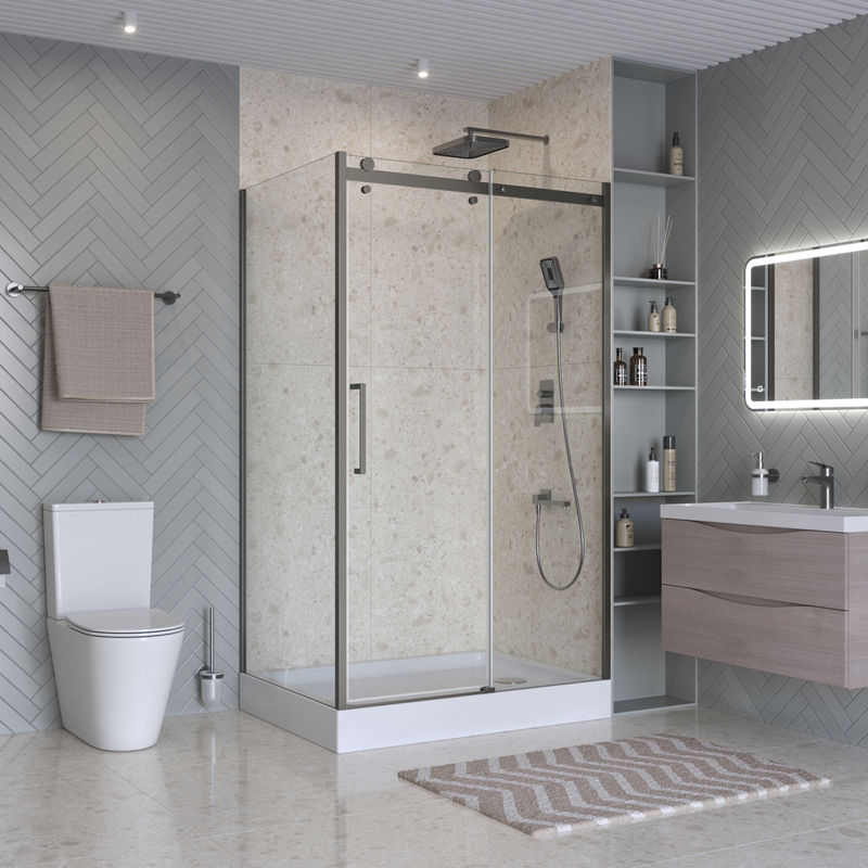 Душевой уголок BelBagno MARINO-2-AH-1-120/100-C-GM