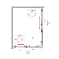 Душевой уголок BelBagno MARINO-2-AH-2-120/90-C-GM — 6