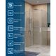 Душевой уголок BelBagno SOFT_CLOSE-1-A-1-100-C-Cr