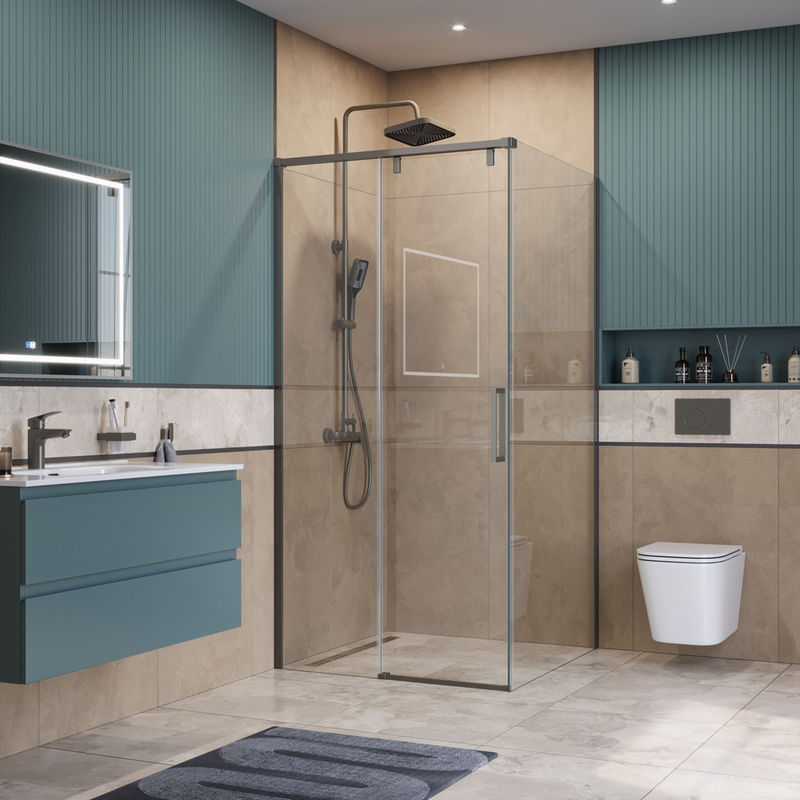Душевой уголок BelBagno SOFT_CLOSE-1-A-1-100-C-GM
