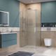 Душевой уголок BelBagno SOFT_CLOSE-1-AH-1-100/80-C-Cr