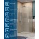 Душевой уголок BelBagno SOFT_CLOSE-1-AH-1-100/80-C-Cr