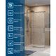 Душевой уголок BelBagno SOFT_CLOSE-1-AH-1-140/80-C-GM