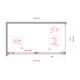 Душевой уголок BelBagno SOFT_CLOSE-1-AH-1-150/80-C-GM
