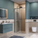 Душевая дверь BelBagno SOFT_CLOSE-1-BF-1-100-C-GM