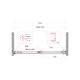 Душевая дверь BelBagno SOFT_CLOSE-1-BF-1-110-C-GM