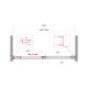 Душевая дверь BelBagno SOFT_CLOSE-1-BF-1-120-C-GM