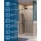 Душевая дверь BelBagno SOFT_CLOSE-1-BF-1-120-C-GM