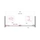 Душевая дверь BelBagno SOFT_CLOSE-1-BF-1-130-C-Cr