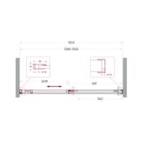 Душевая дверь BelBagno SOFT_CLOSE-1-BF-1-130-C-GM — 11