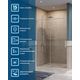 Душевая дверь BelBagno SOFT_CLOSE-1-BF-1-140-C-Cr