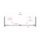 Душевая дверь BelBagno SOFT_CLOSE-1-BF-1-150-C-GM