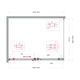 Душевой уголок BelBagno SOFT_CLOSE-2-AH-1-130/100-C-GM