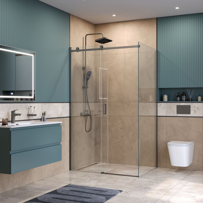 Душевой уголок BelBagno SOFT_CLOSE-2-AH-1-130/100-C-GM