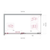 Душевой уголок BelBagno SOFT_CLOSE-2-AH-1-150/80-C-Cr — 12