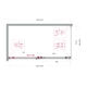 Душевой уголок BelBagno SOFT_CLOSE-2-AH-1-150/80-C-Cr