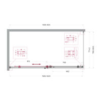 Душевой уголок BelBagno SOFT_CLOSE-2-AH-1-160/80-C-GM — 12