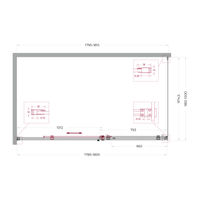 Душевой уголок BelBagno SOFT_CLOSE-2-AH-1-180/100-C-Cr — 12
