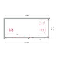 Душевой уголок BelBagno SOFT_CLOSE-2-AH-1-180/80-C-Cr — 12