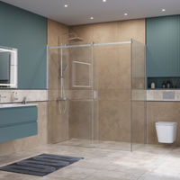 Душевой уголок BelBagno SOFT_CLOSE-2-AH-1-180/80-C-Cr — 3