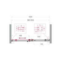 Душевая дверь BelBagno SOFT_CLOSE-2-BF-1-100-C-GM — 12