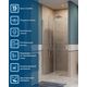 Душевая дверь BelBagno SOFT_CLOSE-2-BF-1-110-C-Cr