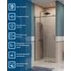 Душевая дверь BelBagno SOFT_CLOSE-2-BF-1-110-C-GM