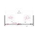 Душевая дверь BelBagno SOFT_CLOSE-2-BF-1-130-C-Cr
