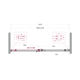 Душевая дверь BelBagno SOFT_CLOSE-2-BF-1-140-C-Cr