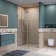 Душевая дверь BelBagno SOFT_CLOSE-2-BF-1-140-C-Cr