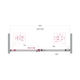 Душевая дверь BelBagno SOFT_CLOSE-2-BF-1-150-C-GM