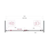 Душевая дверь BelBagno SOFT_CLOSE-2-BF-1-160-C-GM — 12