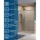 Душевая дверь BelBagno SOFT_CLOSE-2-BF-1-160-C-GM