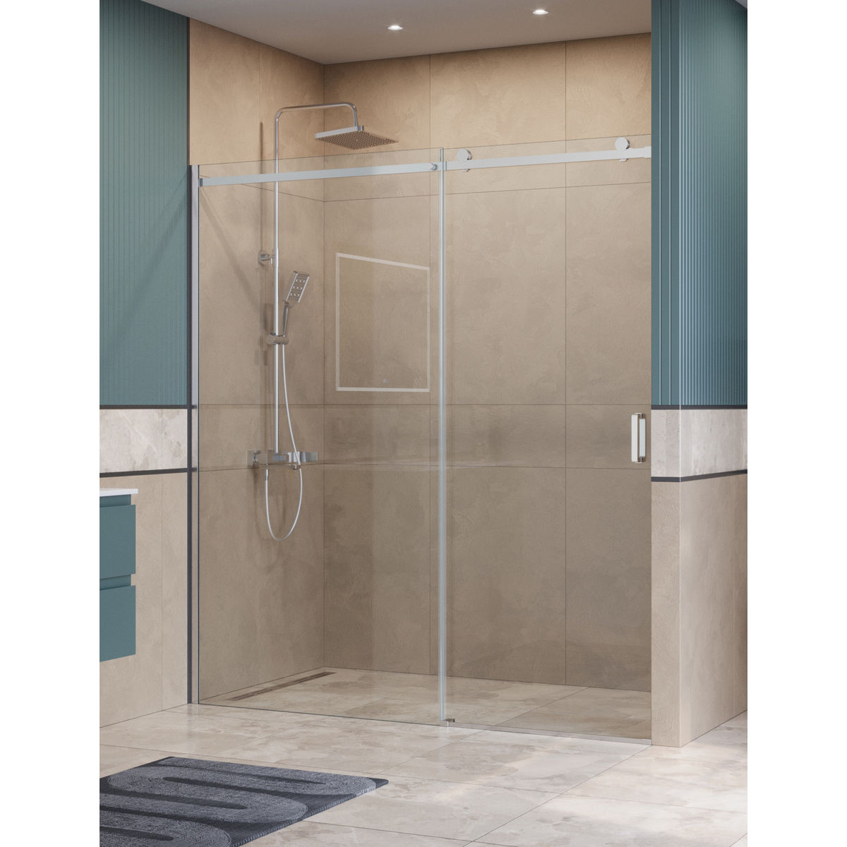 Душевая дверь BelBagno SOFT_CLOSE-2-BF-1-180-C-Cr