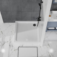 Душевой поддон BelBagno TRAY-BB-A-100-15-W акриловый — 3