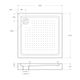 Акриловый поддон BelBagno TRAY-BB-A-100-15-W