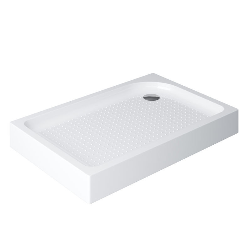 Душевой поддон BelBagno TRAY-BB-AH-100/80-15-W-R акриловый