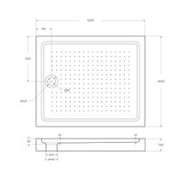 Душевой поддон BelBagno TRAY-BB-AH-120/100-15-W акриловый — 5