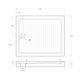 Акриловый поддон BelBagno TRAY-BB-AH-120/100-15-W