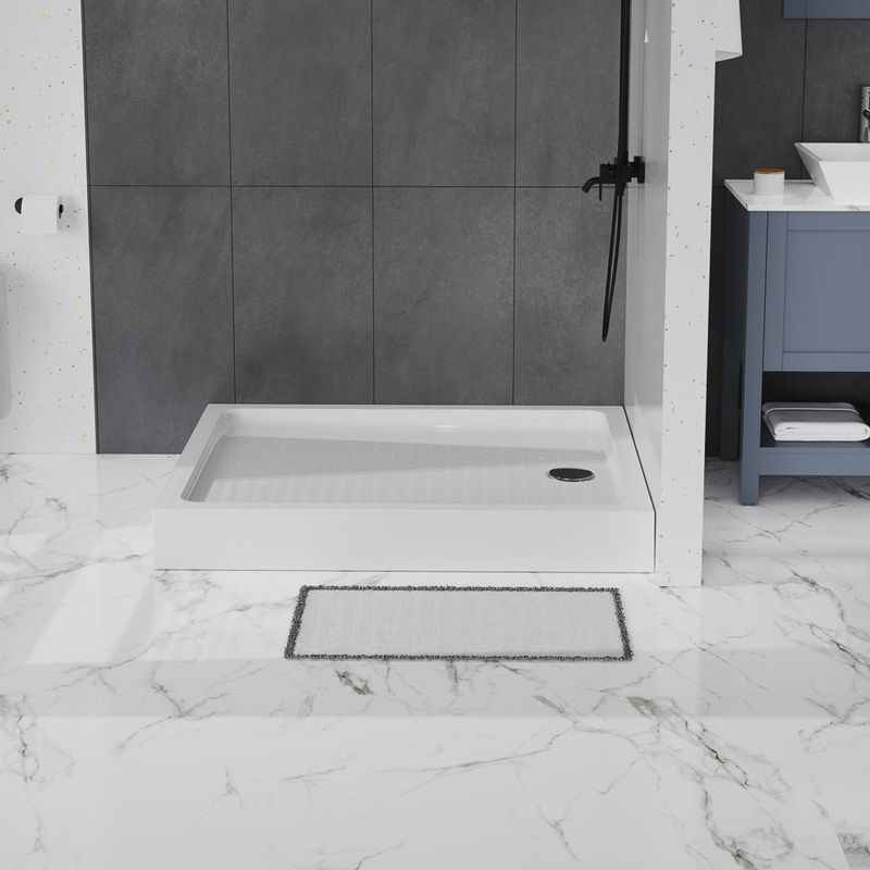 Душевой поддон BelBagno TRAY-BB-AH-120/100-15-W акриловый