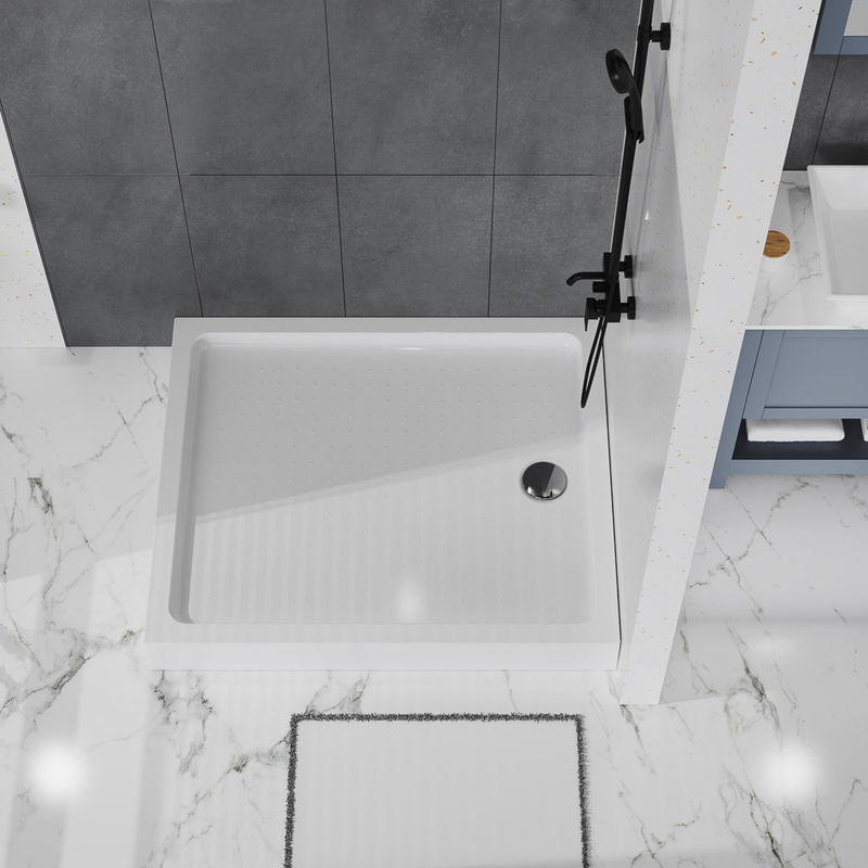 Душевой поддон BelBagno TRAY-BB-AH-120/100-15-W акриловый